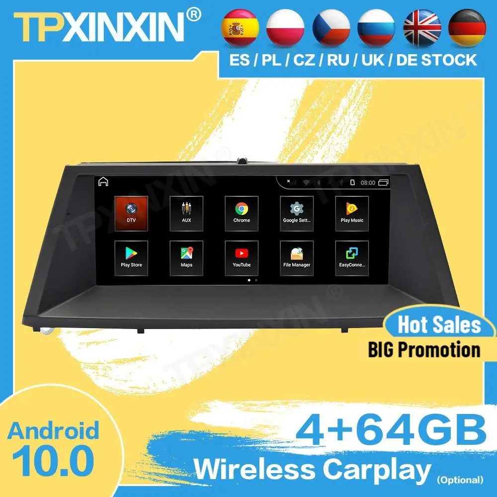Car Radio Stereo Wireless Recorder Receiver Android For BMW X5 X6 2007 2008 2009 2010 GPS Player Navigation Auto Audio Head Unit
Car Radio Stereo Wireless Recorder Receiver Android For BMW X5 X6 2007 2008 2009 2010 GPS Player Navigation Auto Audio Head Unit