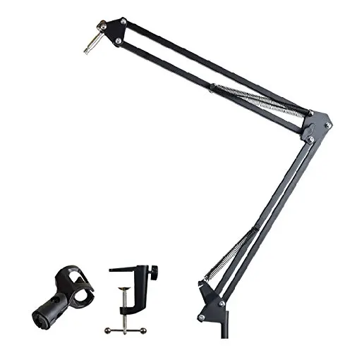 Adjustable Microphone Suspension Boom Scissor Arm Stand Compact Mic For Radio Broadcasting Studio Voice-Over Sound
Adjustable Microphone Suspension Boom Scissor Arm Stand Compact Mic For Radio Broadcasting Studio Voice-Over Sound