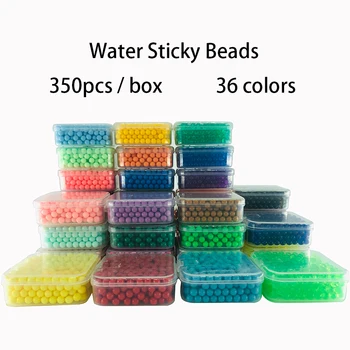 DIY Children Making Beads Magic Water Sticky Beads Compatible with Aqu Toys for Children 350pcs/box 36 Colors Gift Kids Stickers
DIY Children Making Beads Magic Water Sticky Beads Compatible with Aqu Toys for Children 350pcs/box 36 Colors Gift Kids Stickers
