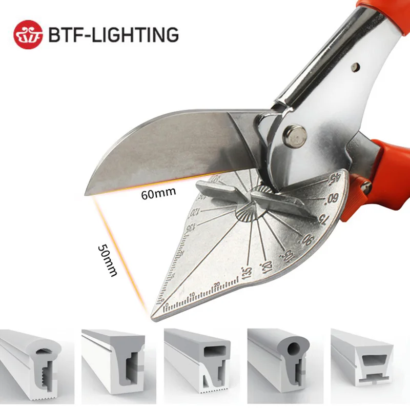 LED Neon Tube Angle Shear 45 Degree To 120 Degree Hand Miter Scissors Multifunction Edge Card PVC PE Plastic Pipe Cables Cutter
LED Neon Tube Angle Shear 45 Degree To 120 Degree Hand Miter Scissors Multifunction Edge Card PVC PE Plastic Pipe Cables Cutter