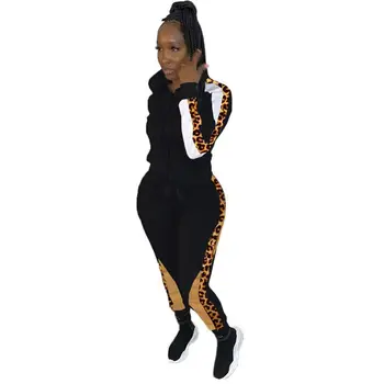 Autumn Winter Women Two Piece Set Top and Pants Plus Size Tracksuit Sweatsuit Outfit Leopard Print Active Casual Outfits
Autumn Winter Women Two Piece Set Top and Pants Plus Size Tracksuit Sweatsuit Outfit Leopard Print Active Casual Outfits