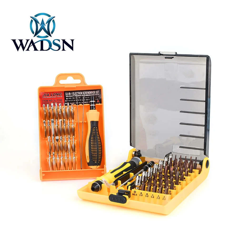 32 In 1 45 In 1 Multifunctional Precision Torx Hex Screwdriver Tool Set Magnetic Bits for Airsoft Gun Toys Hand Repair Tool Box 
32 In 1 45 In 1 Multifunctional Precision Torx Hex Screwdriver Tool Set Magnetic Bits for Airsoft Gun Toys Hand Repair Tool Box