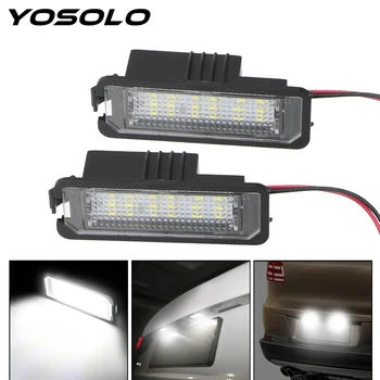 YOSOLO 1 pair Car License Plate Light Signal Light For VW GTI MK4 MK5 MK6 Golf 5 Glof 6 Phaeton Error Free Car Accessories
YOSOLO 1 pair Car License Plate Light Signal Light For VW GTI MK4 MK5 MK6 Golf 5 Glof 6 Phaeton Error Free Car Accessories