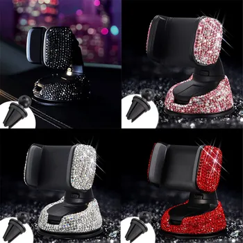 1 Pcs 360 Degree Car Phone Holder for Car Dashboard Auto Windows and Air Vent with DIY Crystal Diamond for BMW for Toyota
1 Pcs 360 Degree Car Phone Holder for Car Dashboard Auto Windows and Air Vent with DIY Crystal Diamond for BMW for Toyota