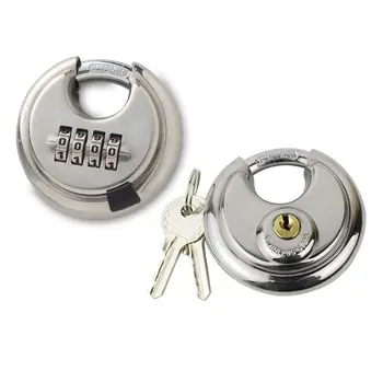 4-Digit Combination Security Round Padlock Resettable Lock Heavy Duty Stainless 23GB
4-Digit Combination Security Round Padlock Resettable Lock Heavy Duty Stainless 23GB