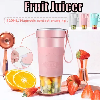 150W 400ml Portable Fruit Cup Small Blender Juicer Mixer Food Processor Magnetic Charging 30 Seconds Of Quick Juicer 3 Colors
150W 400ml Portable Fruit Cup Small Blender Juicer Mixer Food Processor Magnetic Charging 30 Seconds Of Quick Juicer 3 Colors