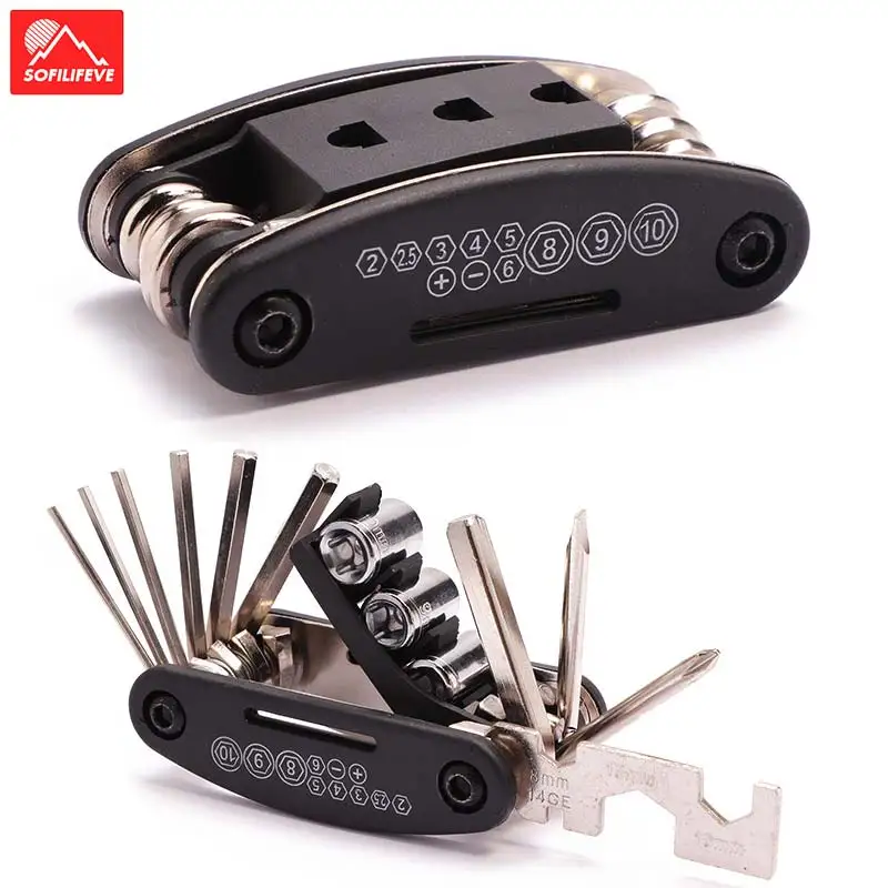 15In1 Multi Bicycle Repair Tools MTB BMX Road Bike Tools Kit Set Hex Spoke Wrench Screwdriver Bicycle Tools Cycling Accessories 
15In1 Multi Bicycle Repair Tools MTB BMX Road Bike Tools Kit Set Hex Spoke Wrench Screwdriver Bicycle Tools Cycling Accessories