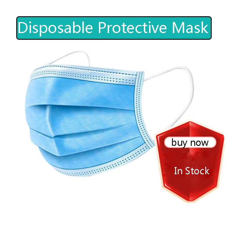 50PCS Protective Masks 3 Layers Dustproof Facial Protective Cover Masks Maldehyde Prevent bacteria Anti-fog Cycling Face Masks
50PCS Protective Masks 3 Layers Dustproof Facial Protective Cover Masks Maldehyde Prevent bacteria Anti-fog Cycling Face Masks