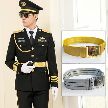 High Quality Men Golden Eagle Belt Security Clothing Uniform Accessories Silver Handsome Belts For Adult
High Quality Men Golden Eagle Belt Security Clothing Uniform Accessories Silver Handsome Belts For Adult