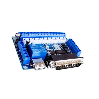 CNC 5 Axis Stepper Motor Driver Interface Board With USB Cable Optocoupler Isolation For MACH3 Engraving Machine JAN88 
CNC 5 Axis Stepper Motor Driver Interface Board With USB Cable Optocoupler Isolation For MACH3 Engraving Machine JAN88