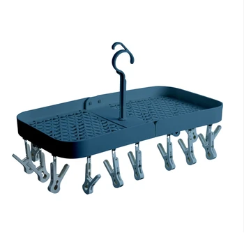 Multi-Clip Folding Clothing Drying Rack Hanger Windproof Bed Sheet Clips Towel Shirt Folder Shoe Rack,1 Pack
Multi-Clip Folding Clothing Drying Rack Hanger Windproof Bed Sheet Clips Towel Shirt Folder Shoe Rack,1 Pack