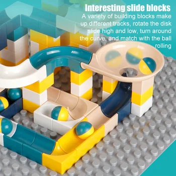 For Baby Building Blocks Kids ABS Construction Game Educational Toy Early Learning DIY Assemble Slide Rail Bricks Non Toxic
For Baby Building Blocks Kids ABS Construction Game Educational Toy Early Learning DIY Assemble Slide Rail Bricks Non Toxic