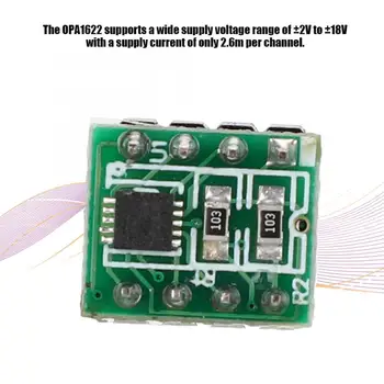 OPA1622 Double Op Amplifier Finished Product Board High Current Output Low Distortion SoundPlus audio operational amplifier
OPA1622 Double Op Amplifier Finished Product Board High Current Output Low Distortion SoundPlus audio operational amplifier