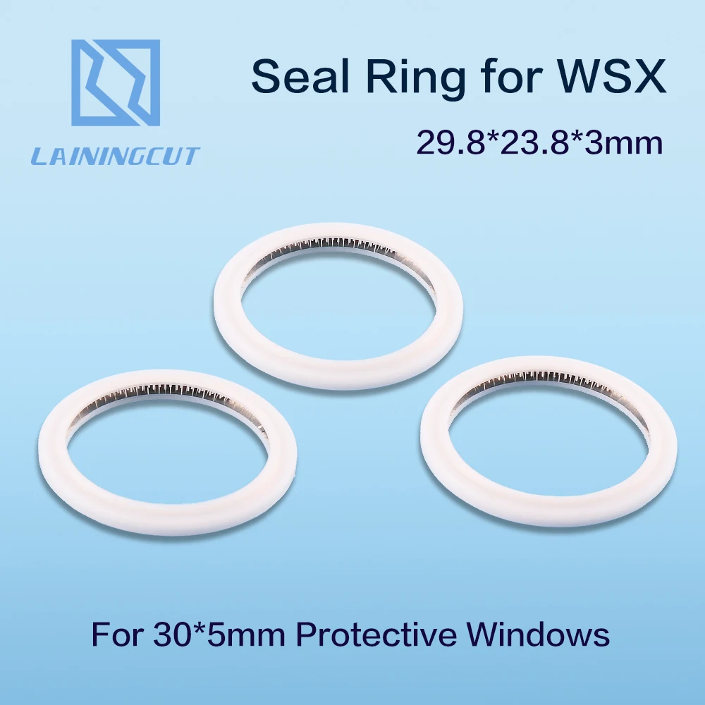 LSKCSH Despring Seal 29.8*23.8*3mm for 30*5 Protective Windows Used NC30 Seal ring 13WSSL000302 WSX Fiber Laser Cutting Head
LSKCSH Despring Seal 29.8*23.8*3mm for 30*5 Protective Windows Used NC30 Seal ring 13WSSL000302 WSX Fiber Laser Cutting Head