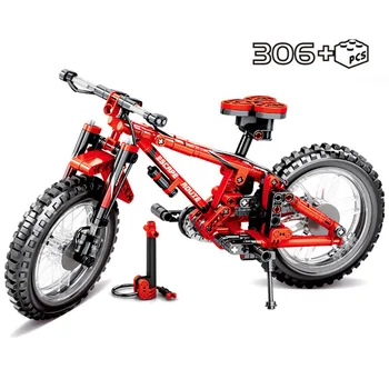 306pcs Model Vehicle Building Block Bricks Toy Assembling Mountain Bike Technology Gear Bicycle Children Assembling Boy Toy
306pcs Model Vehicle Building Block Bricks Toy Assembling Mountain Bike Technology Gear Bicycle Children Assembling Boy Toy