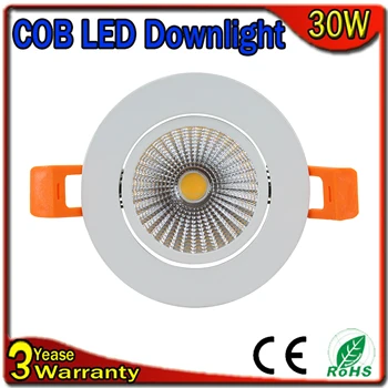 10PCS/Lot Samsung Chip 3 Years Warranty 30W LED Downlight COB LED Down Light Dimmable Recessed Ceiling Bulb Spot Lighting Lamp
10PCS/Lot Samsung Chip 3 Years Warranty 30W LED Downlight COB LED Down Light Dimmable Recessed Ceiling Bulb Spot Lighting Lamp