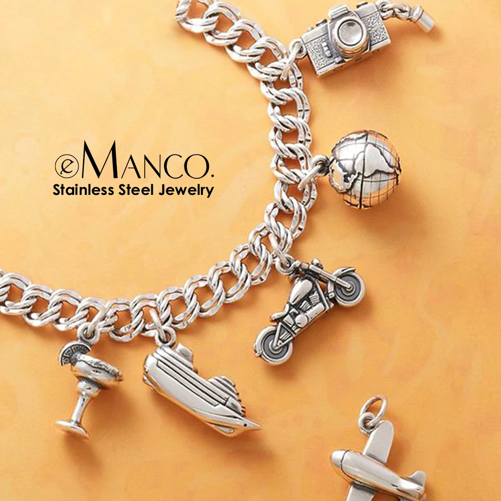 Фото Ожерелье eManco из нержавеющей стали с подвеской серебряное ожерелье модельная