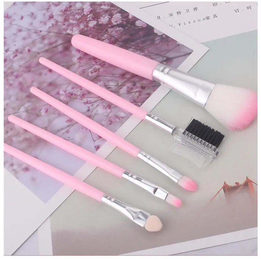 5Pcs/Lot Eye Shadow Foundation Eyebrow Eyeliner Eyelash Lip Brush Makeup Brushes Cosmetic Tool Make Up Eye Brush Set T0687
5Pcs/Lot Eye Shadow Foundation Eyebrow Eyeliner Eyelash Lip Brush Makeup Brushes Cosmetic Tool Make Up Eye Brush Set T0687