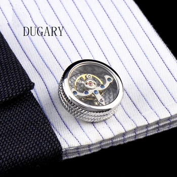 DUGARY jewelry shirt cufflink for mens cuff button watch Mechanical movement cuff link high quality Tourbillon Free Shipping
DUGARY jewelry shirt cufflink for mens cuff button watch Mechanical movement cuff link high quality Tourbillon Free Shipping