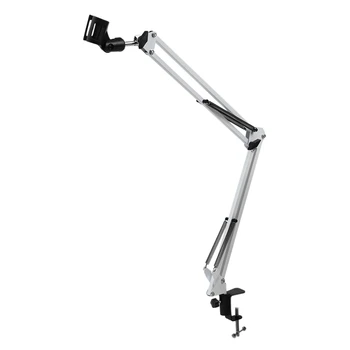 NB35 Extendable Recording Microphone Holder Suspension Boom Scissor Arm Stand Holder with Microphone Clip Table Mounting Clamp
NB35 Extendable Recording Microphone Holder Suspension Boom Scissor Arm Stand Holder with Microphone Clip Table Mounting Clamp