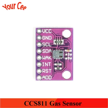 CCS811 Gas Sensor Carbon Dioxide Detection Sensor Module CO2 eCO2 TVOC Air Quality Detecting I2C Output CJMCU-811 Electronic DIY 
CCS811 Gas Sensor Carbon Dioxide Detection Sensor Module CO2 eCO2 TVOC Air Quality Detecting I2C Output CJMCU-811 Electronic DIY