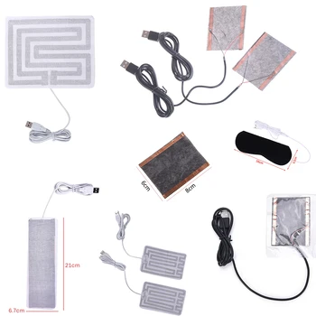 1/2pcs 2-12V Carbon Fiber Heating Pad Hand Warmer USB Heating Film Electric Winter Infrared Fever Heat Mat Different Sizes
1/2pcs 2-12V Carbon Fiber Heating Pad Hand Warmer USB Heating Film Electric Winter Infrared Fever Heat Mat Different Sizes
