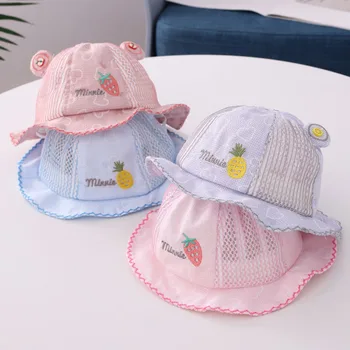 2020 Baby boy and girl hats Children's English letters embroidery fruit net cap 6-18 months baby fisherman bucket hat beanies
2020 Baby boy and girl hats Children's English letters embroidery fruit net cap 6-18 months baby fisherman bucket hat beanies