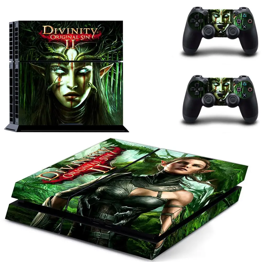Divinity: оригинальная наклейка Sin 2 s Наклейка для PS4 PS 4 игровая станция Pegatinas консоли