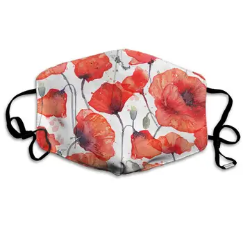 Swono Mask Poppy Flower,Watercolor Wild Red Poppies Pattern Polyester Anti Dust Face Mask-Washable and Reusable Mask for Cycling
Swono Mask Poppy Flower,Watercolor Wild Red Poppies Pattern Polyester Anti Dust Face Mask-Washable and Reusable Mask for Cycling