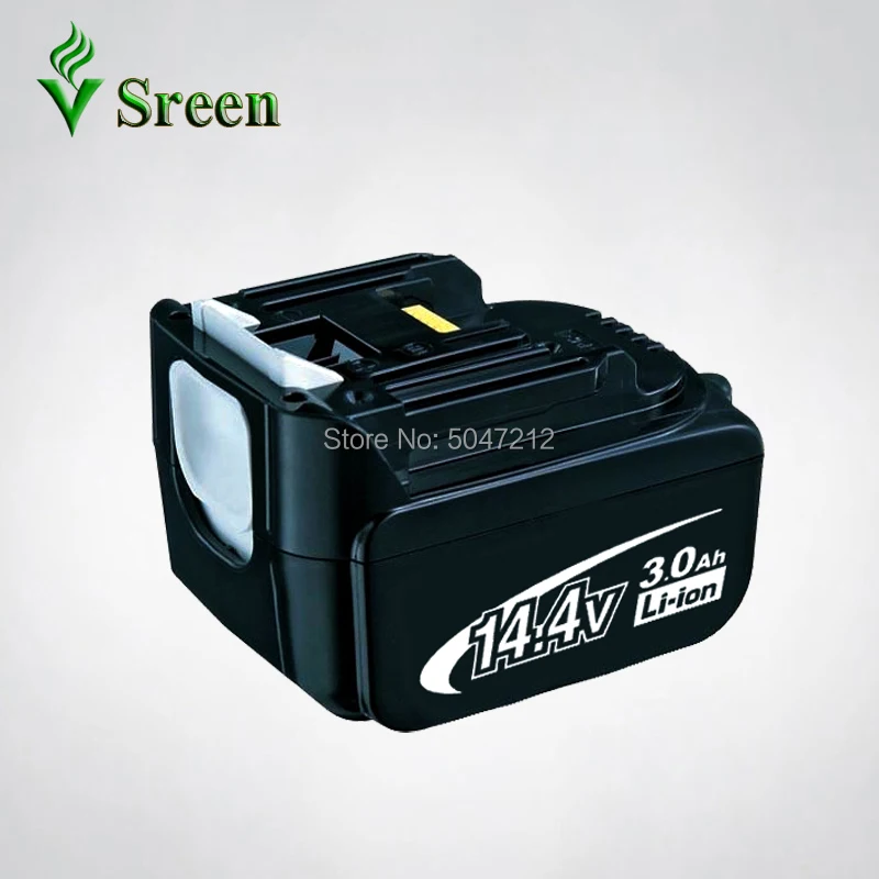 For 14.4V 3000mAh Makita BL1430 Rechargeable Lithium Ion Power Tools Battery Packs Replacement LXT200 BL1415 194065-3 194066-1
For 14.4V 3000mAh Makita BL1430 Rechargeable Lithium Ion Power Tools Battery Packs Replacement LXT200 BL1415 194065-3 194066-1