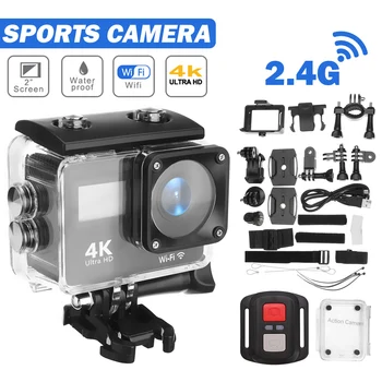 Action Camera Full HD Allwinner 4K 30FPS 60FPS WIFI 2.0" Screen Mini Helmet Waterproof Sports DV Camera Waterproof DVR Cam
Action Camera Full HD Allwinner 4K 30FPS 60FPS WIFI 2.0" Screen Mini Helmet Waterproof Sports DV Camera Waterproof DVR Cam