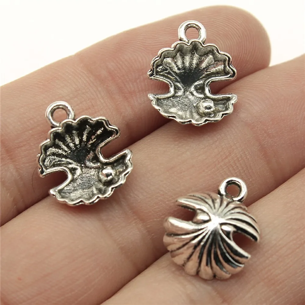 200pcs 15x12x6mm Pearl Shell Charms Wholesale Antique Silver Color Charms Wholesale Jewelry Findings For Jewelry Making
200pcs 15x12x6mm Pearl Shell Charms Wholesale Antique Silver Color Charms Wholesale Jewelry Findings For Jewelry Making