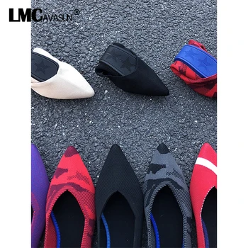 Roman hot design mixed colors pointed toe slip on mules women single shoes microfiber knitted flats femme moccasins lady 
Roman hot design mixed colors pointed toe slip on mules women single shoes microfiber knitted flats femme moccasins lady