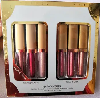 6 pcs For Elegance set Shimmer Glitter Liquid EyeShadow Travel Set makeup palettes Earth color star studded eight Eye
6 pcs For Elegance set Shimmer Glitter Liquid EyeShadow Travel Set makeup palettes Earth color star studded eight Eye
