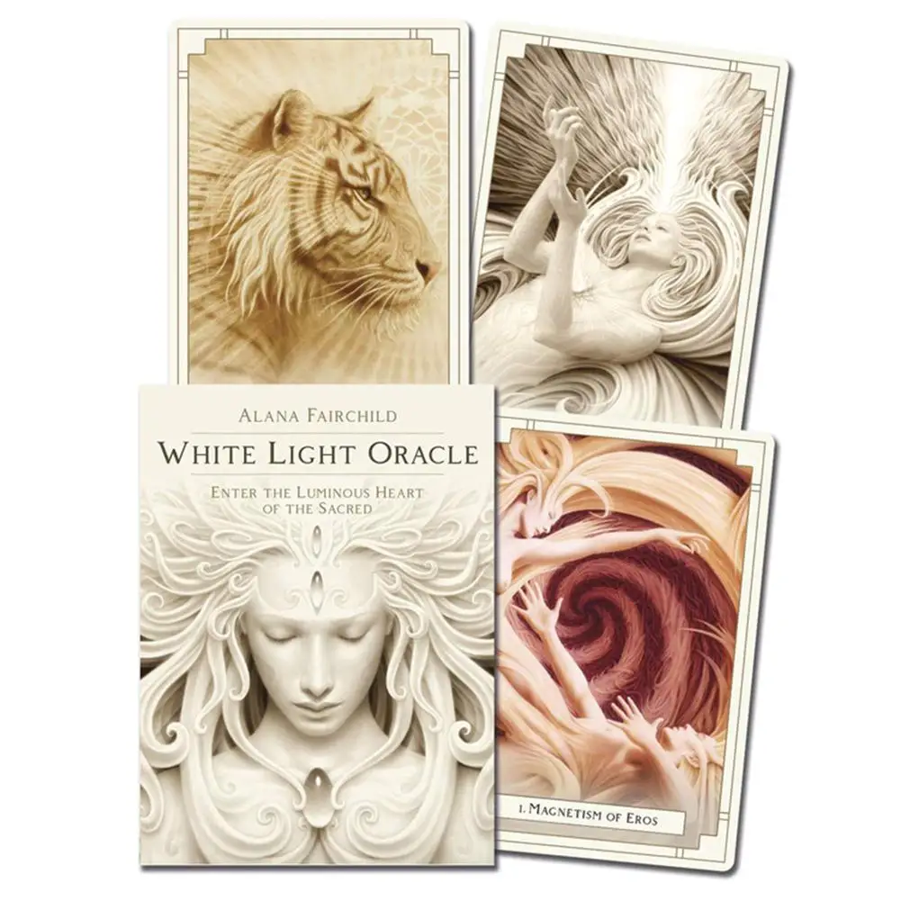 2020 NEW White Light Oracle Card Tarot Cards With English PDF Guidebook Child Adult Party Entertainment Board Games Toys Card
2020 NEW White Light Oracle Card Tarot Cards With English PDF Guidebook Child Adult Party Entertainment Board Games Toys Card