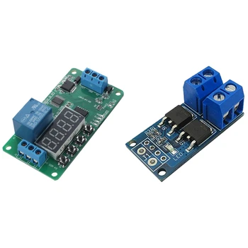 1 Pcs Self-Lock Delay Relay Cycle Timer Module Switch Control & 1 Pcs Control Board Module
1 Pcs Self-Lock Delay Relay Cycle Timer Module Switch Control & 1 Pcs Control Board Module