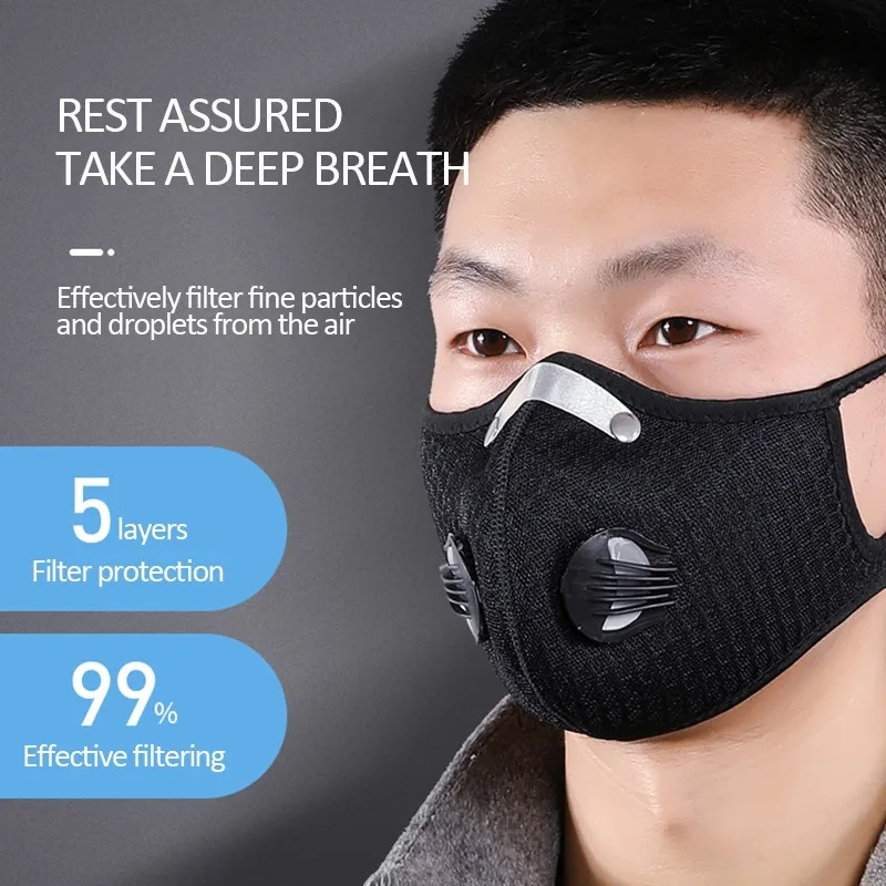 Sport FFP3 KN95 Face Masks Dustproof Windproof PM 2.5 FFP2 Respirator with Breath 2 Valve filters Personal Care Face Masque
Sport FFP3 KN95 Face Masks Dustproof Windproof PM 2.5 FFP2 Respirator with Breath 2 Valve filters Personal Care Face Masque