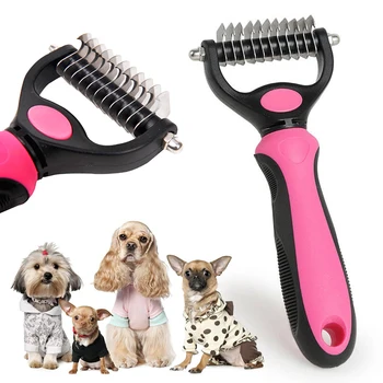 Pet Knotting Comb Dog Cat Detangler Hair Brush Pin Fur Grooming Trimmer Comb Double-sided Pet Hair Removal Comb
Pet Knotting Comb Dog Cat Detangler Hair Brush Pin Fur Grooming Trimmer Comb Double-sided Pet Hair Removal Comb