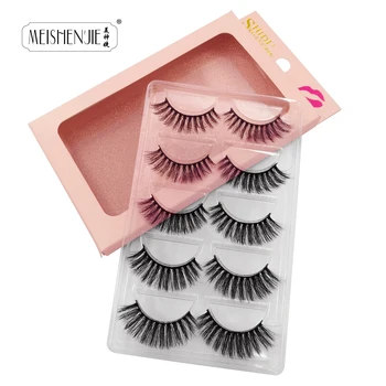 SHIDISHANGPIN makeup false eylashes extension 1 box 3d mink fake lashes 5 pairs lashes mink eyelashes natrual make up maquiagem
SHIDISHANGPIN makeup false eylashes extension 1 box 3d mink fake lashes 5 pairs lashes mink eyelashes natrual make up maquiagem