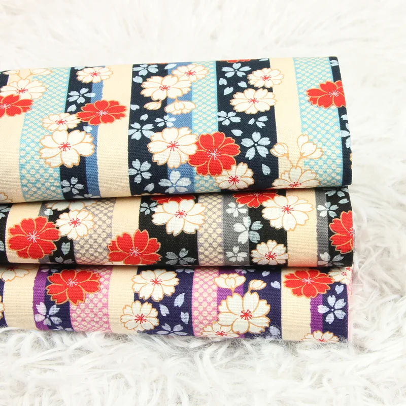 Фото High grade pure cotton fabric Thick style flower printing tissu Handmade DIY clothing dress shirt material | Дом и сад