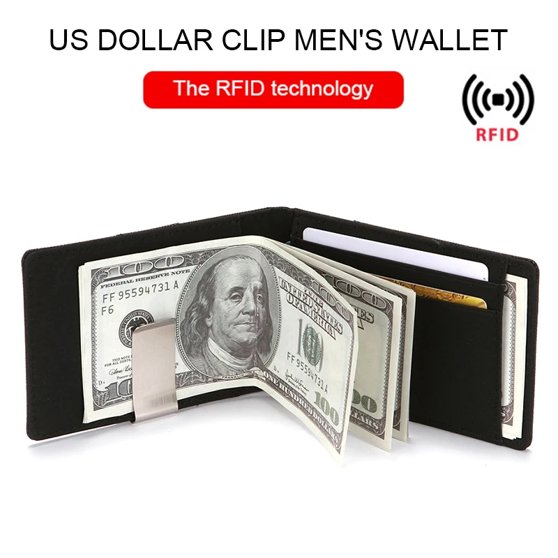 New Men Wallet RFID Theft Card Solid Color Purse PU Small Wallet Security Luxury Short Storage Wallet Clip Dinero
New Men Wallet RFID Theft Card Solid Color Purse PU Small Wallet Security Luxury Short Storage Wallet Clip Dinero