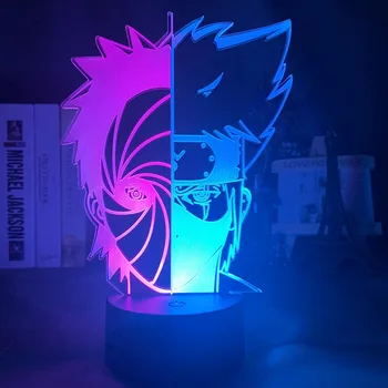 Led Night Light Hit Color Half Face Obito Uchiha and Kakashi Hatake for Bedside Deco Kids Nightlihgt Table Naruto Led Night Lamp
Led Night Light Hit Color Half Face Obito Uchiha and Kakashi Hatake for Bedside Deco Kids Nightlihgt Table Naruto Led Night Lamp