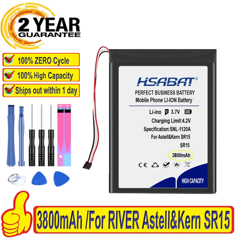 Top Brand 100% New 3800mAh Battery for IRIVER Astell&Kern SR15 Player Batteries | Электроника