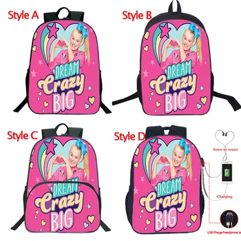 Jojo Siwa USB Charge Travel Shoulder Mochila Students Boys Girls School Backpack Beautiful Back to School Bag Beautiful Rucksack
Jojo Siwa USB Charge Travel Shoulder Mochila Students Boys Girls School Backpack Beautiful Back to School Bag Beautiful Rucksack