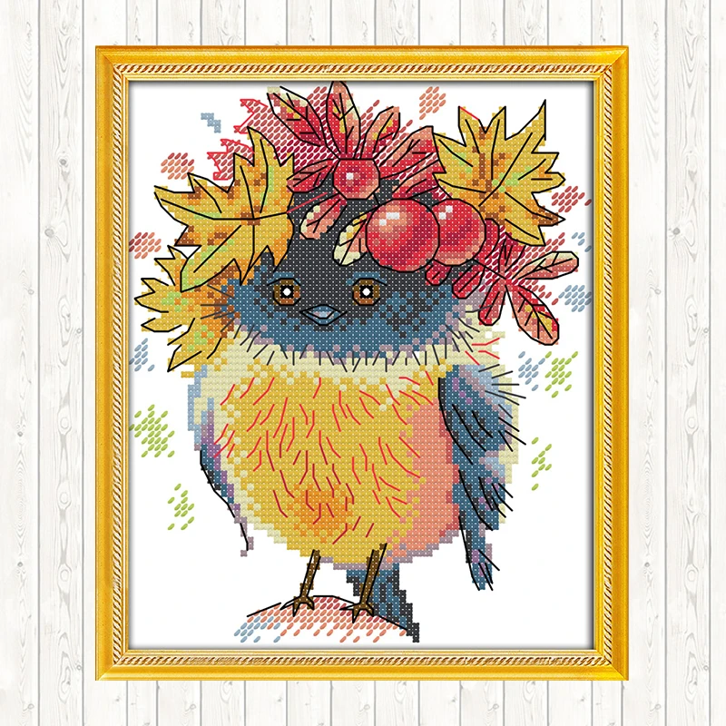 Autumn Bird DIY Crafts Embroidery Kits 14ct 11ct Count Print Canvas Cross Stitch Kits Needlework Embroidery Patterns Home Decor
Autumn Bird DIY Crafts Embroidery Kits 14ct 11ct Count Print Canvas Cross Stitch Kits Needlework Embroidery Patterns Home Decor