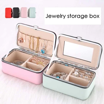Portable Jewelry Box Travel Case Essential Lady Ring Earrings Necklace Handmade Jewelry Box Multi-function Storage Box Gift Box
Portable Jewelry Box Travel Case Essential Lady Ring Earrings Necklace Handmade Jewelry Box Multi-function Storage Box Gift Box