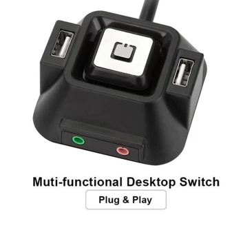 Multifunction Desktop PC Switch 2 USB Ports Audio Microphone Port Computer Switch External Power Switch On/Off Reset Button
Multifunction Desktop PC Switch 2 USB Ports Audio Microphone Port Computer Switch External Power Switch On/Off Reset Button
