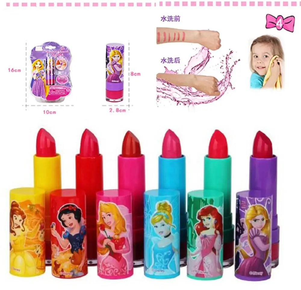Anna Elsa Lipstick Princess Cosmetics toy safe Non-toxic Water soluble Moisturizing Lipstick Baby girls Children's Lip Gloss toy
Anna Elsa Lipstick Princess Cosmetics toy safe Non-toxic Water soluble Moisturizing Lipstick Baby girls Children's Lip Gloss toy
