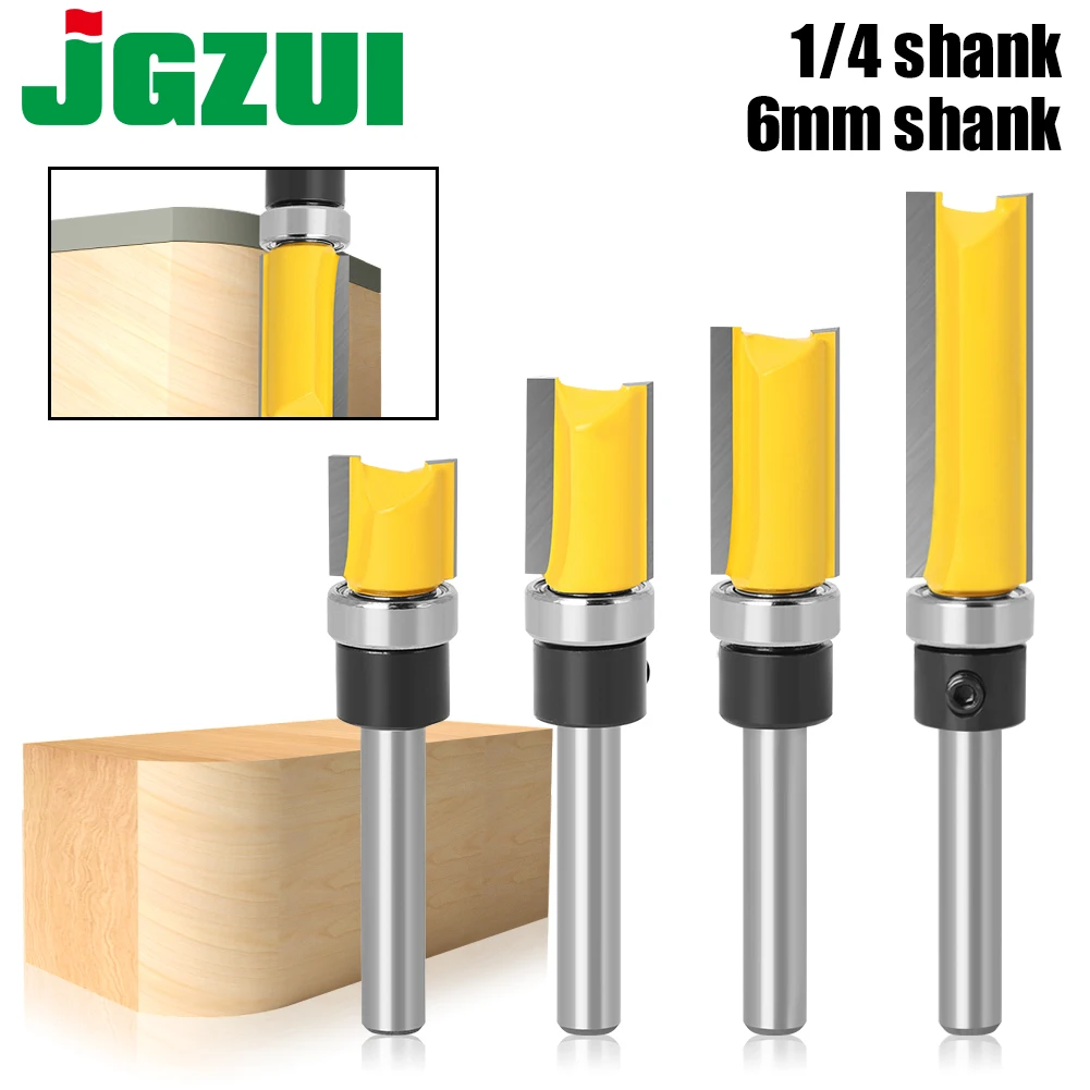 4PCS 1/4 In 6mm Shank Cutter Router Bit Trimming Woodworking Milling Cutter Dual Blades
4PCS 1/4 In 6mm Shank Cutter Router Bit Trimming Woodworking Milling Cutter Dual Blades