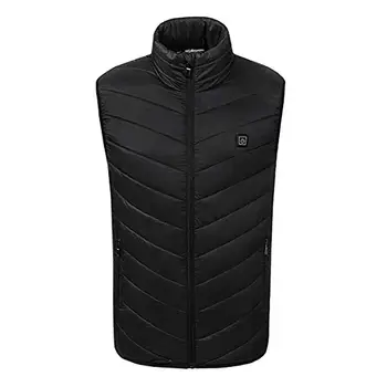 Sleeveless Down Cotton Black USB Body Warmer Electric Heated Vest Jacket Heated Warm Thermal Heated Pad Heating Coat Winter Hot
Sleeveless Down Cotton Black USB Body Warmer Electric Heated Vest Jacket Heated Warm Thermal Heated Pad Heating Coat Winter Hot